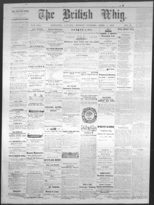 Daily British Whig (1850), 1 Apr 1872