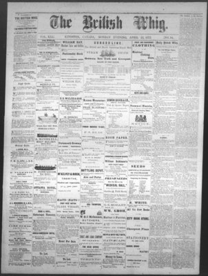 Daily British Whig (1850), 22 Apr 1872