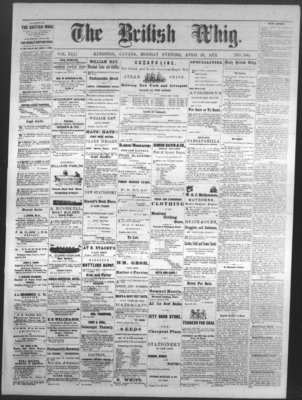 Daily British Whig (1850), 29 Apr 1872