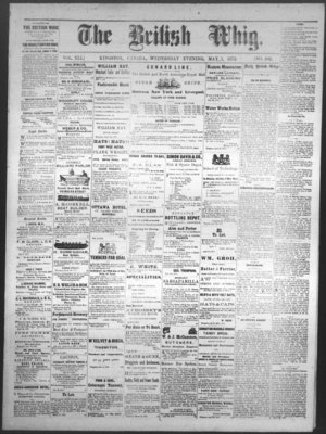 Daily British Whig (1850), 1 May 1872