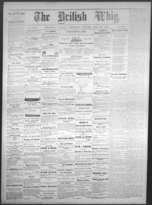 Daily British Whig (1850), 30 May 1872