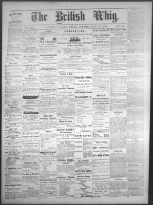 Daily British Whig (1850), 21 Jun 1872