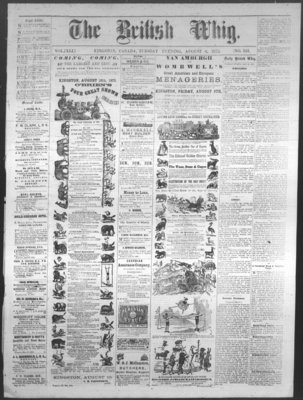 Daily British Whig (1850), 6 Aug 1872