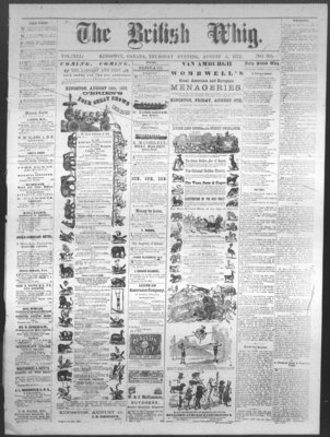 Daily British Whig (1850), 8 Aug 1872