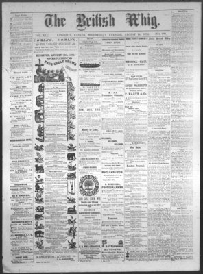 Daily British Whig (1850), 14 Aug 1872