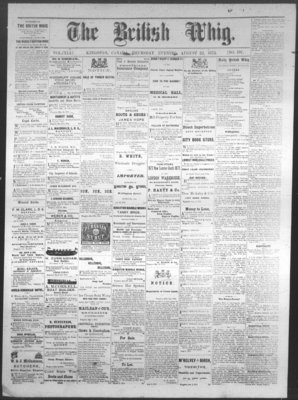 Daily British Whig (1850), 22 Aug 1872