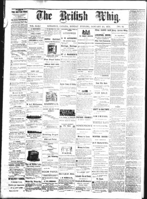 Daily British Whig (1850), 20 Jan 1873