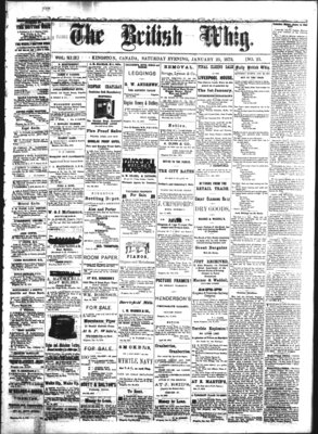 Daily British Whig (1850), 25 Jan 1873