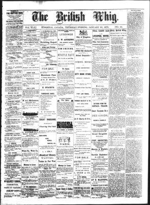 Daily British Whig (1850), 30 Jan 1873