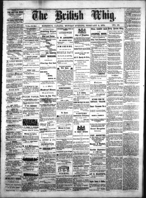 Daily British Whig (1850), 3 Feb 1873