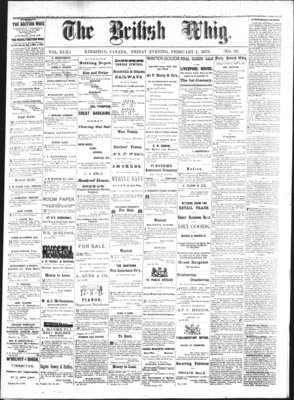 Daily British Whig (1850), 7 Feb 1873