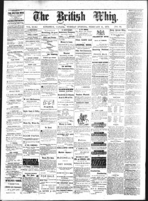 Daily British Whig (1850), 11 Feb 1873