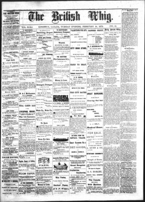 Daily British Whig (1850), 18 Feb 1873