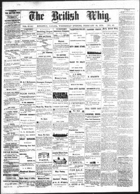 Daily British Whig (1850), 19 Feb 1873