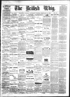 Daily British Whig (1850), 22 Feb 1873