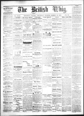 Daily British Whig (1850), 27 Mar 1873