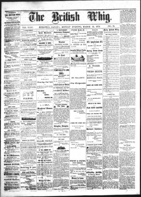 Daily British Whig (1850), 31 Mar 1873