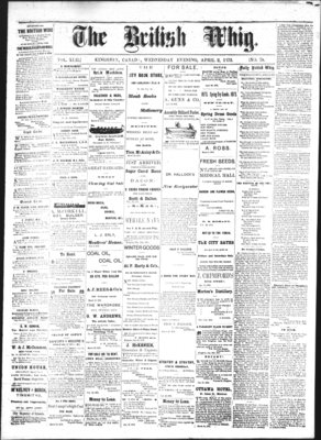 Daily British Whig (1850), 2 Apr 1873