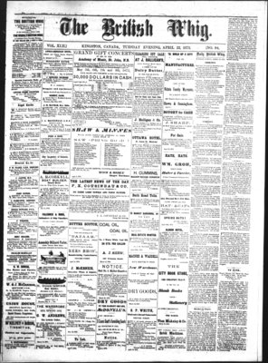 Daily British Whig (1850), 22 Apr 1873