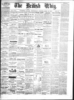 Daily British Whig (1850), 23 Apr 1873