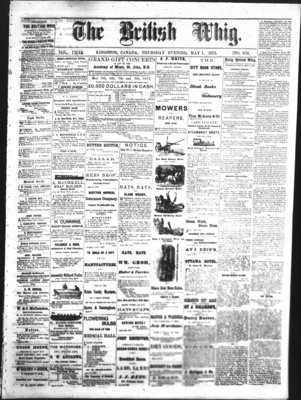 Daily British Whig (1850), 1 May 1873