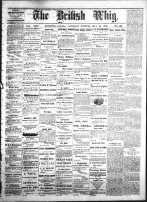 Daily British Whig (1850), 24 May 1873