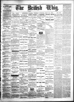 Daily British Whig (1850), 27 May 1873