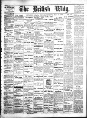 Daily British Whig (1850), 29 May 1873