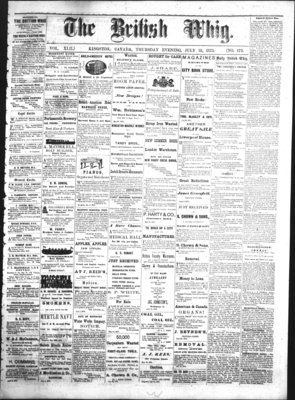 Daily British Whig (1850), 31 Jul 1873