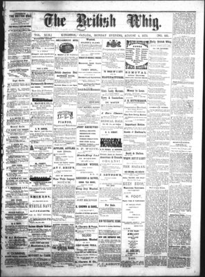 Daily British Whig (1850), 4 Aug 1873