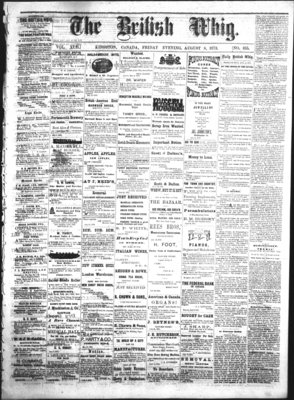 Daily British Whig (1850), 8 Aug 1873