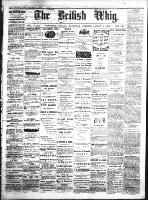 Daily British Whig (1850), 9 Aug 1873