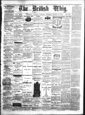 Daily British Whig (1850), 12 Aug 1873