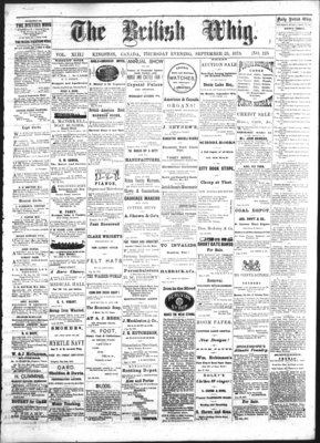 Daily British Whig (1850), 25 Sep 1873