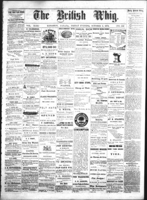 Daily British Whig (1850), 3 Oct 1873