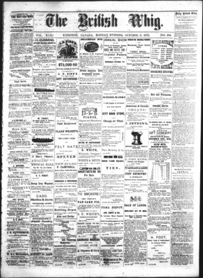 Daily British Whig (1850), 6 Oct 1873