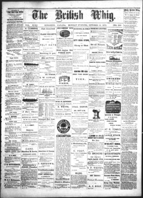 Daily British Whig (1850), 13 Oct 1873