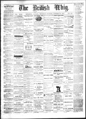 Daily British Whig (1850), 30 Oct 1873