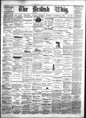 Daily British Whig (1850), 13 Nov 1873