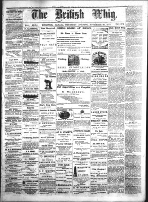 Daily British Whig (1850), 20 Nov 1873