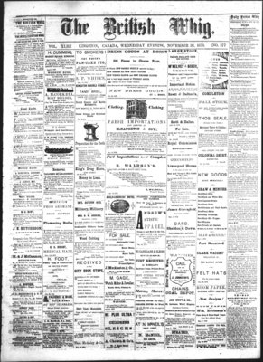 Daily British Whig (1850), 26 Nov 1873