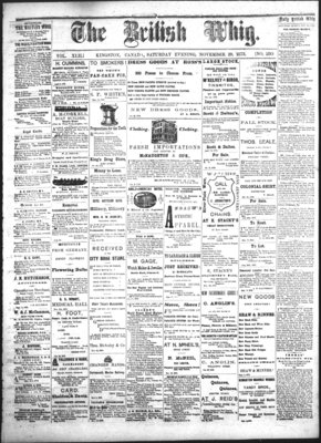 Daily British Whig (1850), 29 Nov 1873