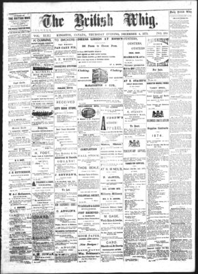 Daily British Whig (1850), 4 Dec 1873