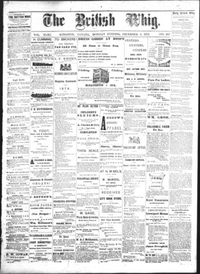 Daily British Whig (1850), 8 Dec 1873