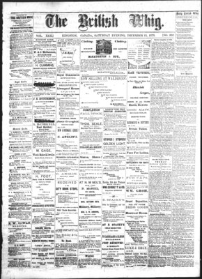 Daily British Whig (1850), 13 Dec 1873