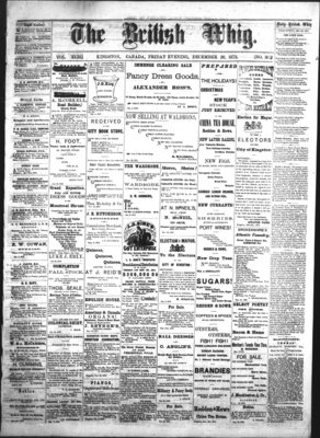 Daily British Whig (1850), 26 Dec 1873