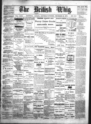 Daily British Whig (1850), 27 Dec 1873