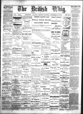 Daily British Whig (1850), 29 Dec 1873