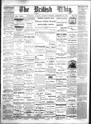 Daily British Whig (1850), 30 Dec 1873