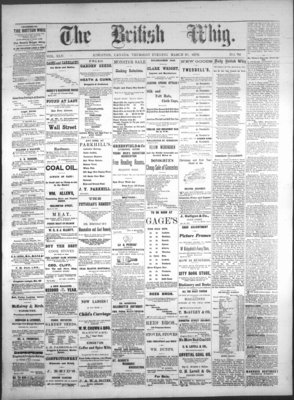 Daily British Whig (1850), 30 Mar 1876